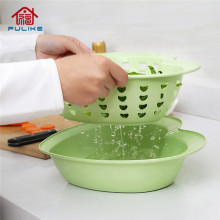 Plastic 2 in 1 Drainer Storage Basket