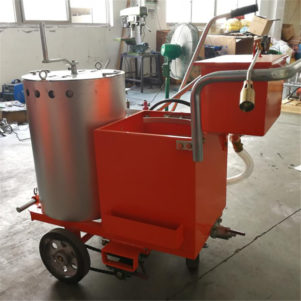 Hand Push Thermoplastic Road Marking Line Painting Machine