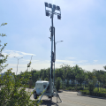 10m Telescopic Mast 6*400w LED Lighting Tower