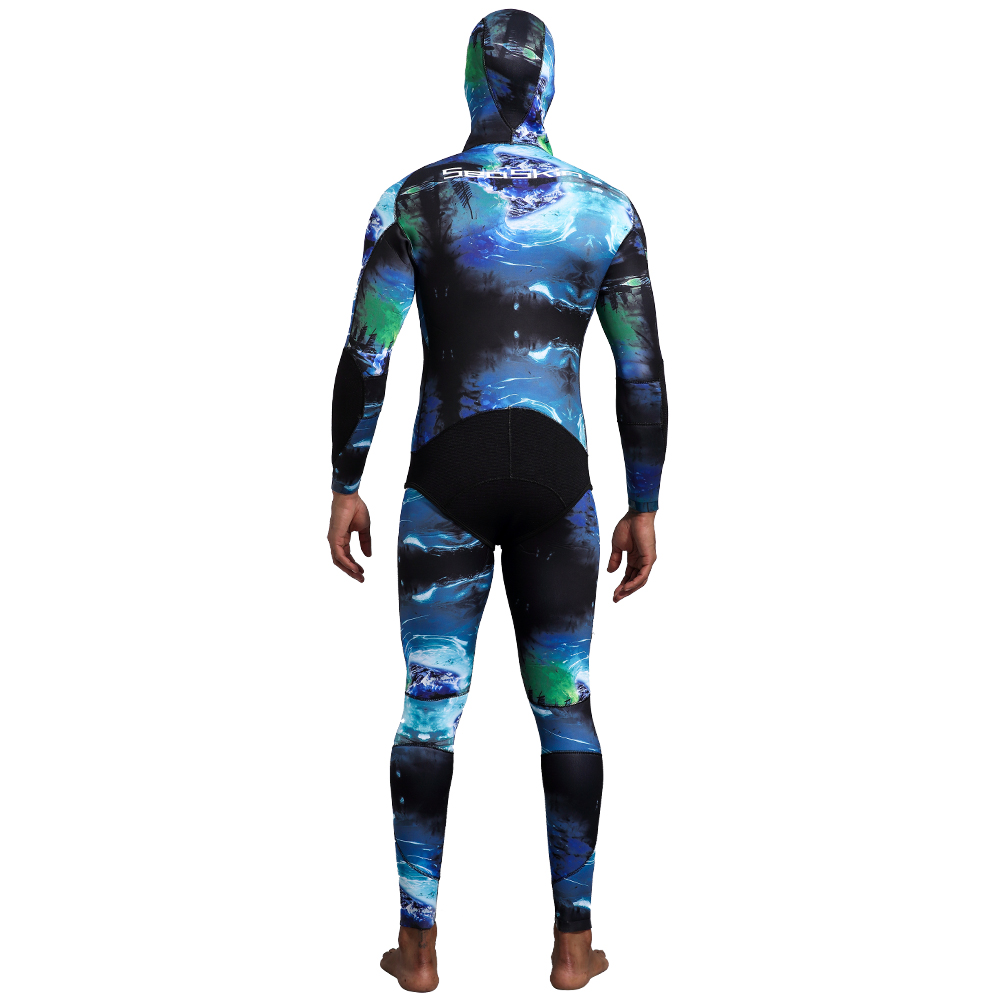 Zeegezein open cel heren hap met speervissen wetsuit