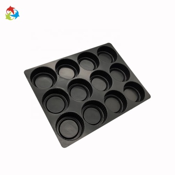 Anpassad PET Candy Muffin Plastic Insert Tray Packaging