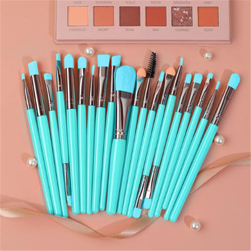 20 makeup brush set blush brush powder eye shadow lip eyelash brush