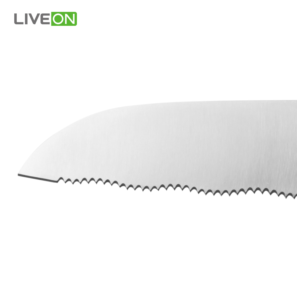 Classic Serrated Santoku Salad Knife