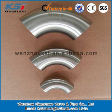 stainless steel 304 1" sanitary elbows