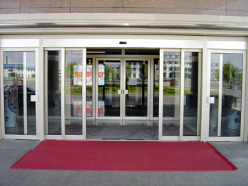 Automatic Telescopic Sliding Doors for Office Buildings