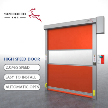 صناعة الأبواب السريعة عالي الجودة PVC Door