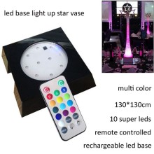 4Inch Battery Powered Plastic Candelabra Wedding Table Candle