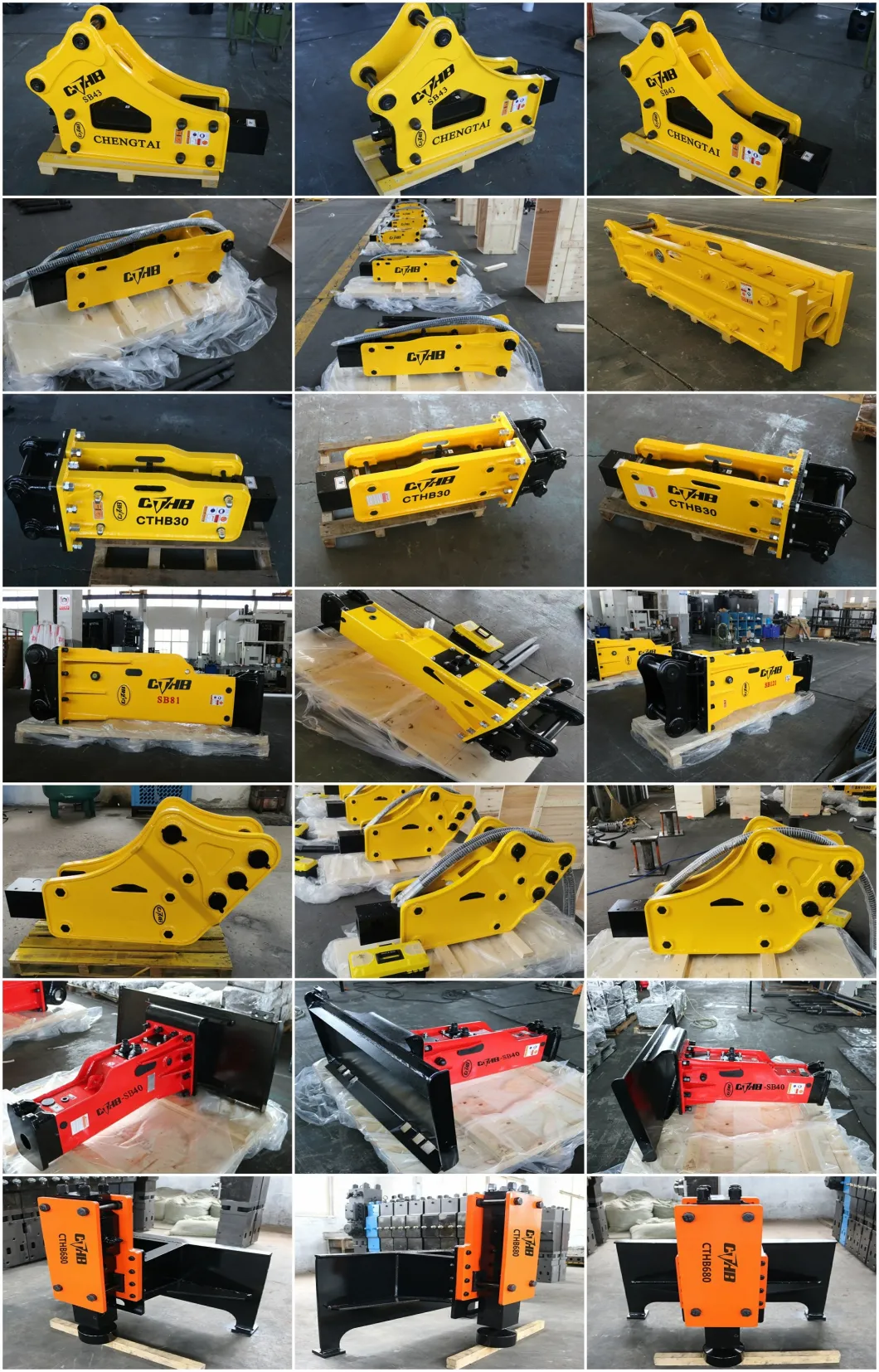 Rock Breaker / Hydraulic Hammer Parts for Sale for Skid Steer