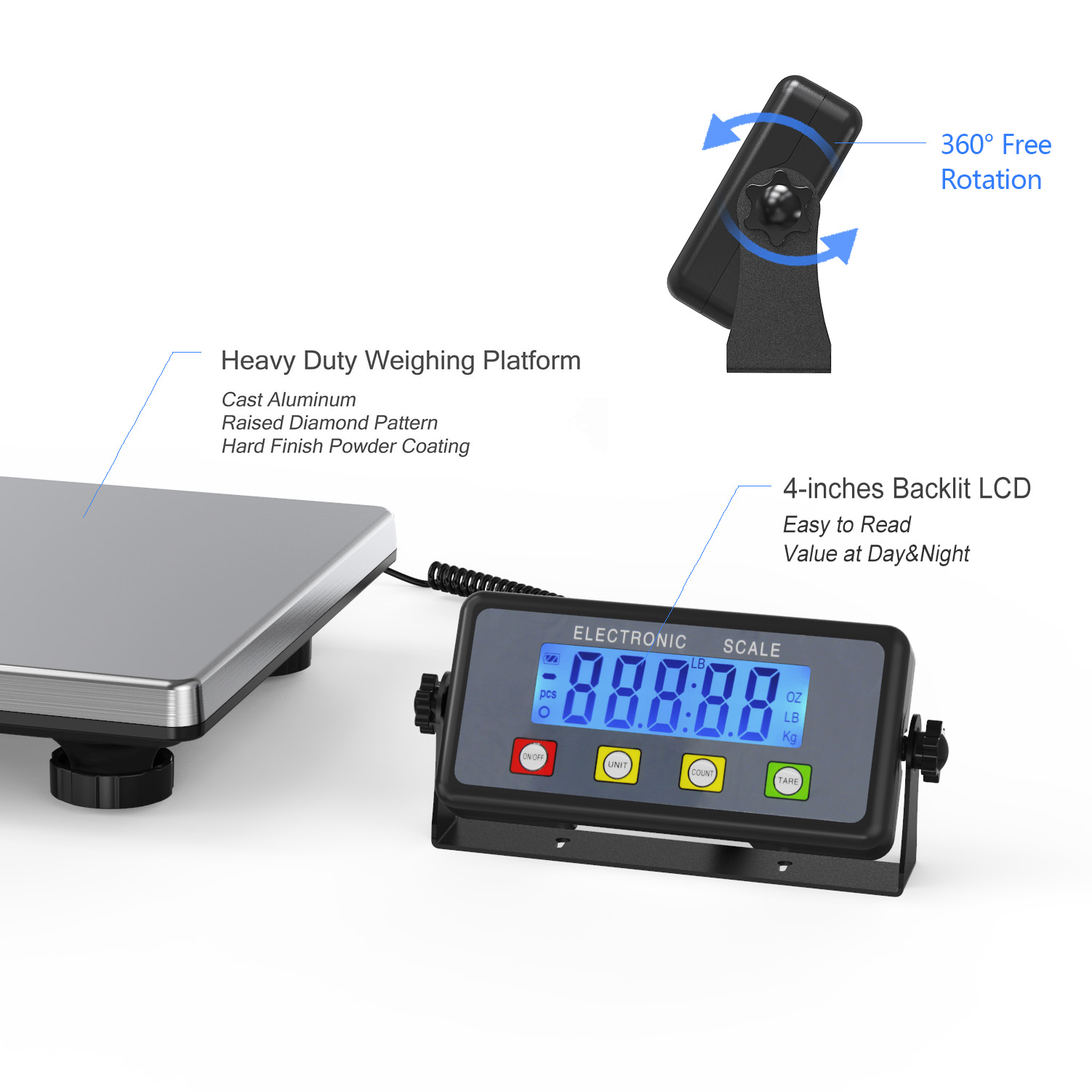 SF-887 platform postal scale checkweigher weight balance