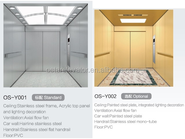 Safe and Comfortable Hospital Elevator Medical Service Lift