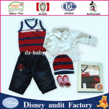Fashion organic-baby-clothes baby gift set sweater for baby boy clothes