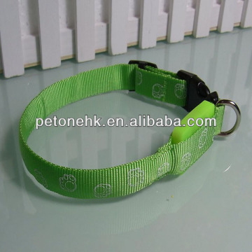 wholesale led flashing glowing dog collar