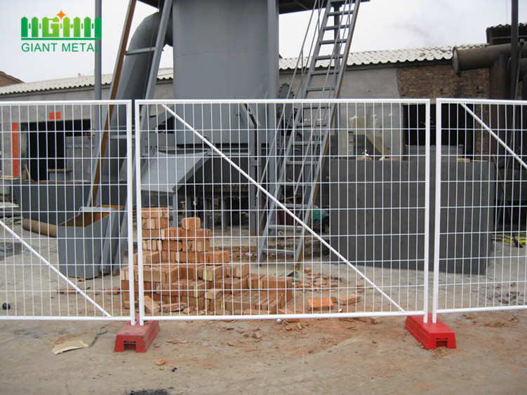 High Standard Galvanized Steel Safety Canada Temporary Fence