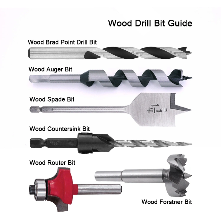 Clearance HSS Drill Bits Factory Tool Customized Wood Brad Point Drill Bit