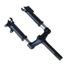 10 Inch Front Suspension Forks for Brake Disc Bicycles, Electric Scooters and Motorcycles - Alloy Steel Holders and Tubular Shock Absorbers