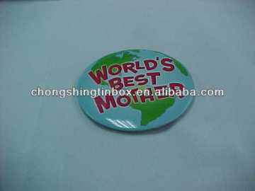 Custom design colorful tin badge, name badge, round badge