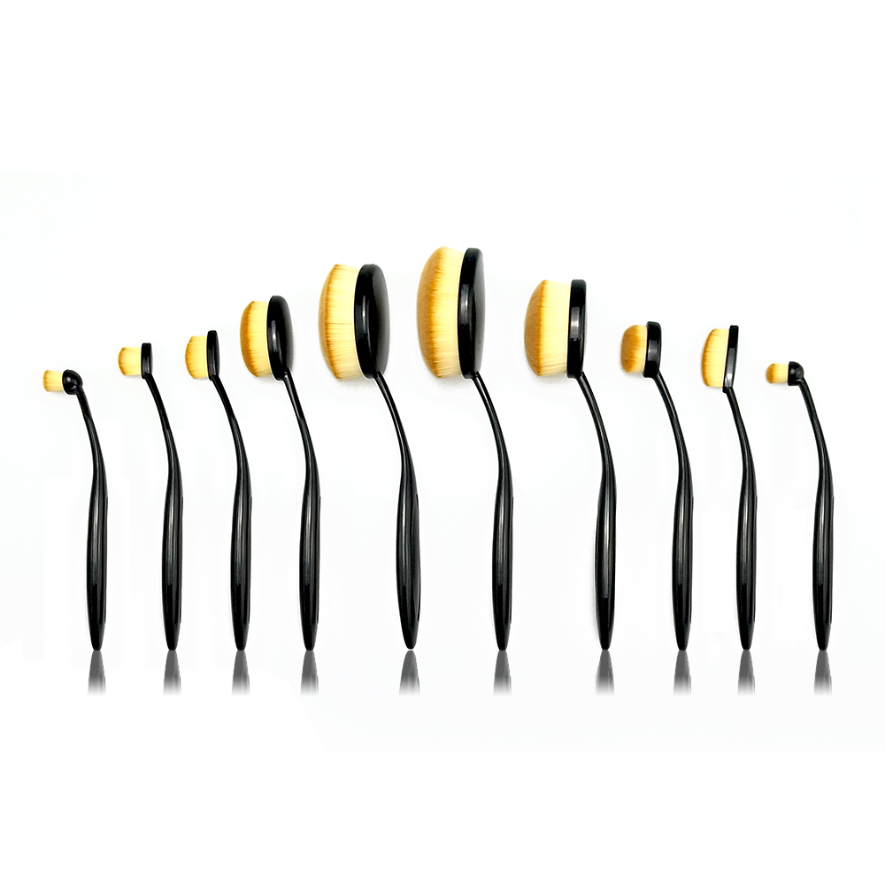 Toothbrush Shape Oval Brush Set