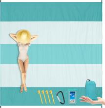 Large and Compact Sand-Free Quick Drying Beach Yoga Mat