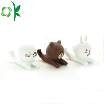 3D Cartoon Animal Silicone Mobile Phone Holder Stand