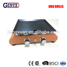 Two burner gas colored plancha
