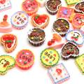 Harz Bunte Kuchen Handwerk Flatback Cabochon Scrapbooking Dekorationen Fit Haarspangen Verzierungen Perlen Diy