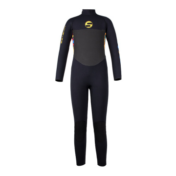 Seaskin Girls 3mm Neoprene Back Zip Steamer Wetsuit