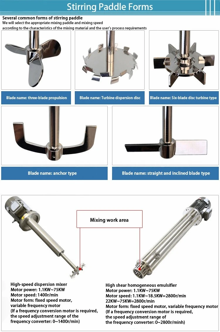 Electric Heating Stainless Steel Mixing Tank