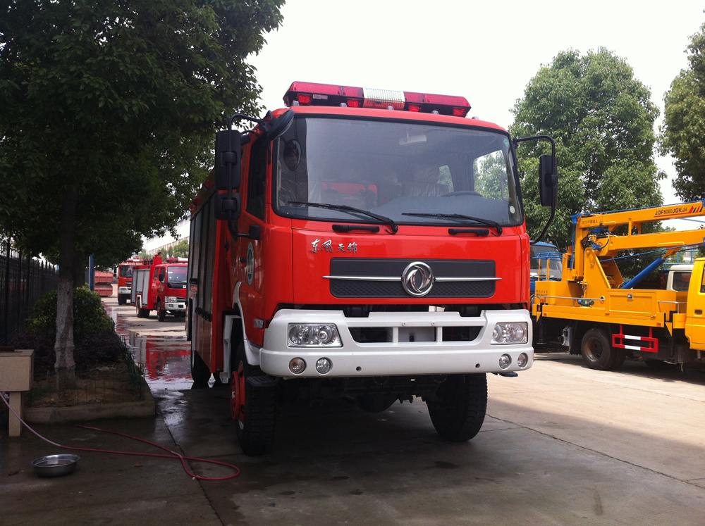 forest firefighting truck