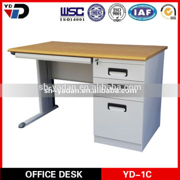 2016 latest modern furniture designed antique office desk metal office desk with drawer cabinet