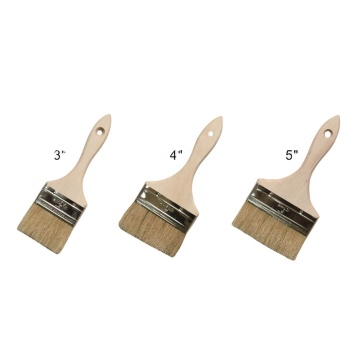 High Quality Wood Handle White Bristle Brushes