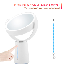 LED Lighted Magnifying Makeup Mirror Double-Sided