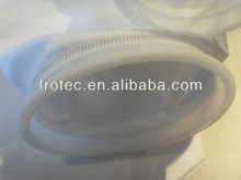 Plastic ring liquid filter bag