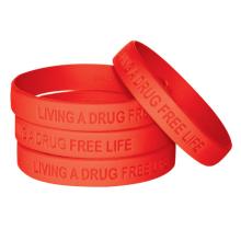 Custom Silicone Rubber Bracelet for Advertising