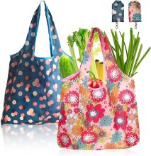 2024 Recycled Polyester Foldable Shopping Bags RPET Grocery Tote Bags