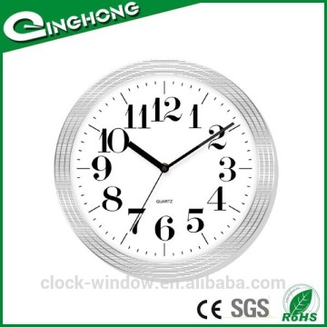 New pattern simple plastic clock design