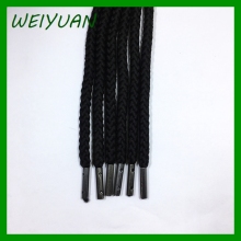Custom metal aglets polyester cording for hoodie