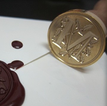 Initial Wax Seal Stamp for envelope