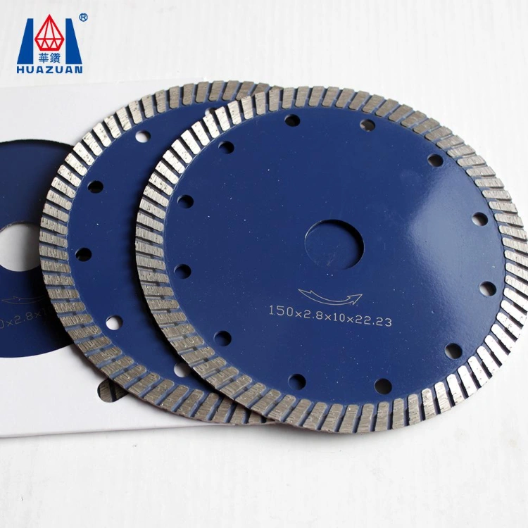 105-230mm Huazuan Manufacture Diamond Cutting Disc Diamond Turbo Cutting Blade