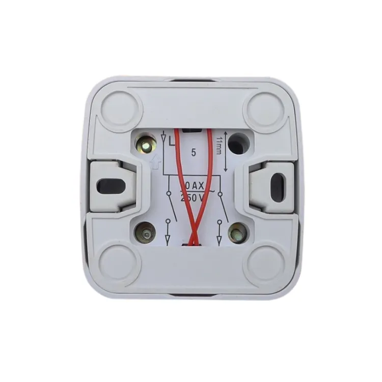 Одинарное управление накладного монтажа в европейском стиле с настенным выключателем освещения