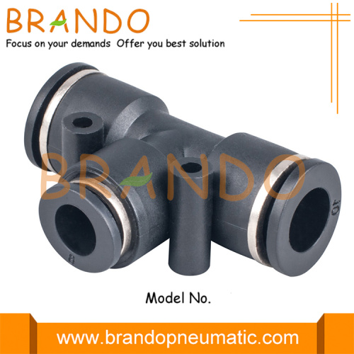 One Touch Union Tee Pneumatic Tube Fittings