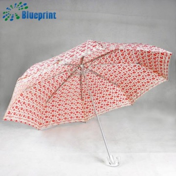 Japenese aluminum frame foldable umbrella for lady