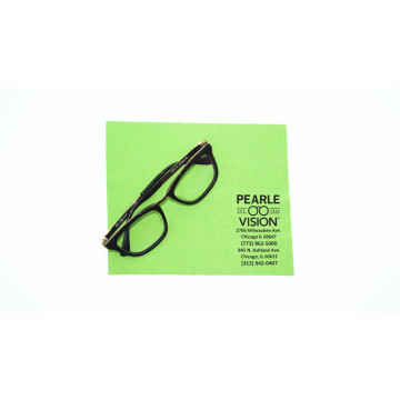 soft eyeglasses silk printed cleaning cloth