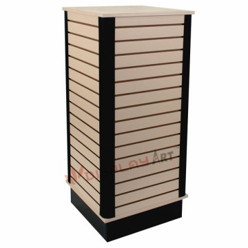 MDF Slatwall Cube Unit Island Rack of Display Fixtures