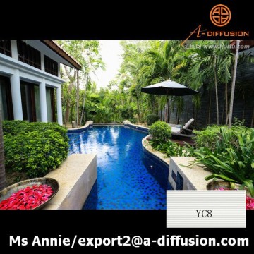 white ceramic swimming pool tiles