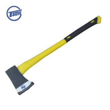Plastic Coated Fiberglass Handle Sharpen Carbon Steel Felling Axe A601 Type