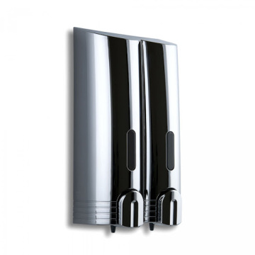 Hand Touch Stainless Steel Double Liquid Soap Dispenser