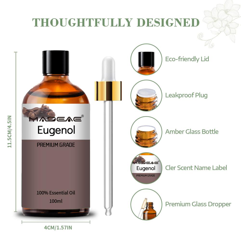 Wholesale Pure Nature Extract Eugenol Oil For Aromatherapy