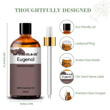 Extracto de naturaleza pura al por mayor Aceite eugenol para aromaterapia