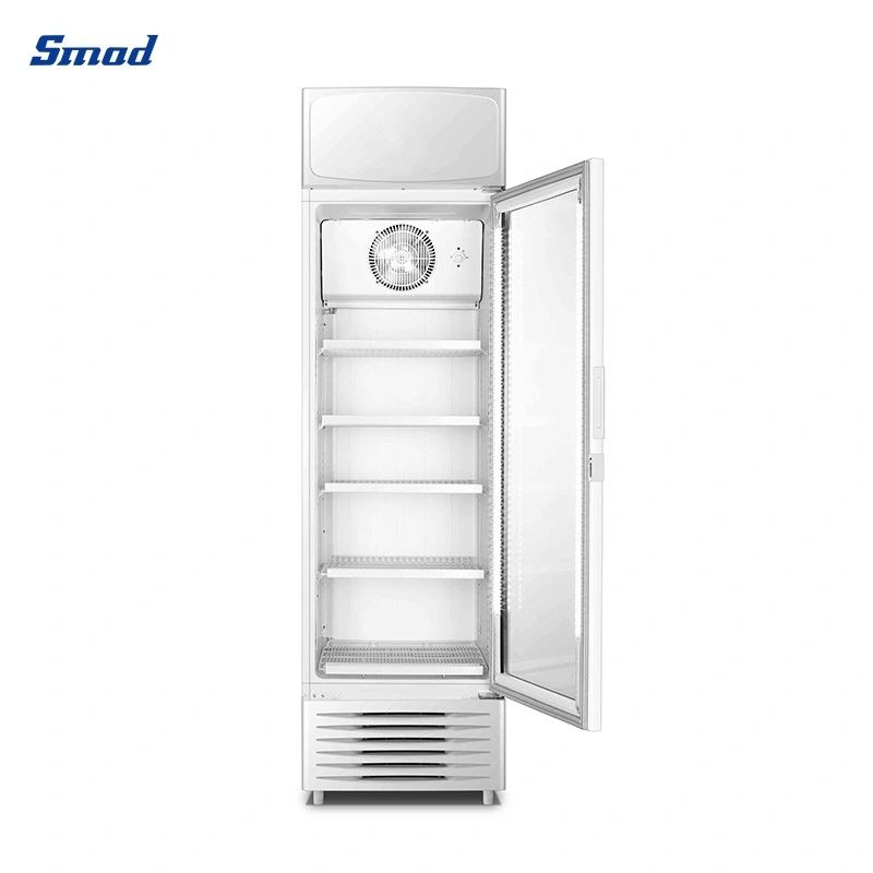 Smad OEM Direct Cooling Beverage Display Upright Showcase Commercial Refrigerator