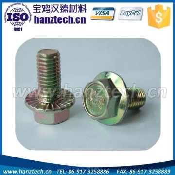 Din6921 Gr5 Titanium Flange Bolt M10x1.5